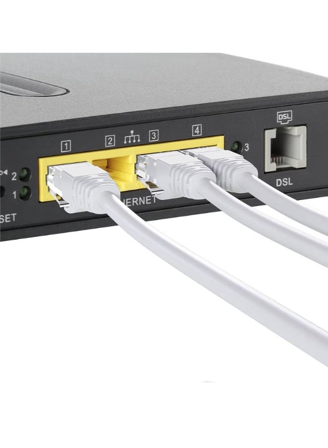 Dnastaa 10 GBPS PATCH CORD CAT.6 Giga-Speed 15M High Quality Ethernet Cable" - Image 5